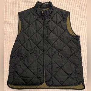 J Crew Large Men’s Sussex quilted vest with PrimaLoft®